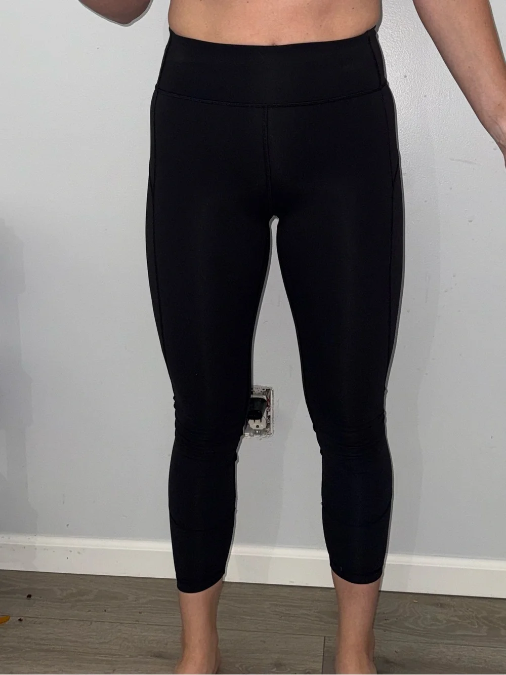 lululemon athletica Black High-Waist 7/8 Leggings